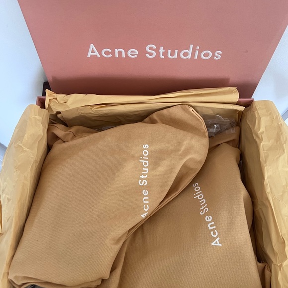 Acne Studios Pistol Black Leather Boots Size 37, worn 1x - Picture 2 of 7